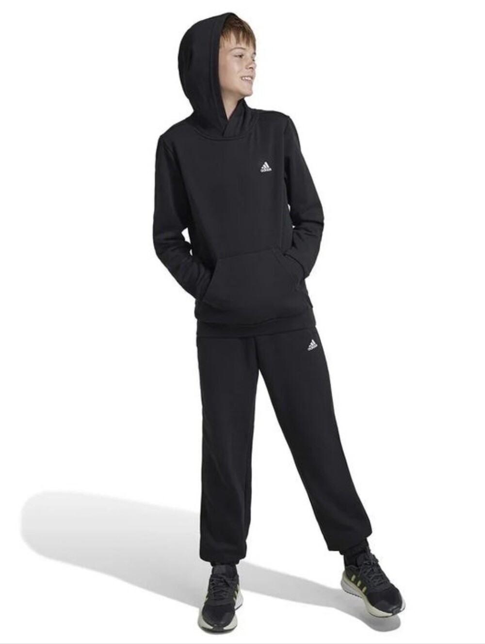 Adidas Essentials Small Logo Feel Cozy Fleece Hoodie And Pants Kids Size XL